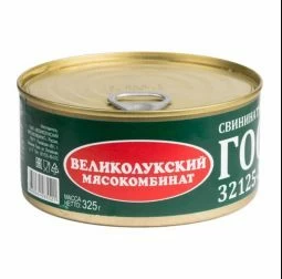 Свинина тушеная «Великолукский мясокомбинат»