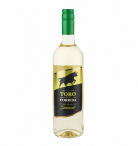 Toro de la Corrida vino blanco Semisweet, вино столовое полусладкое белое